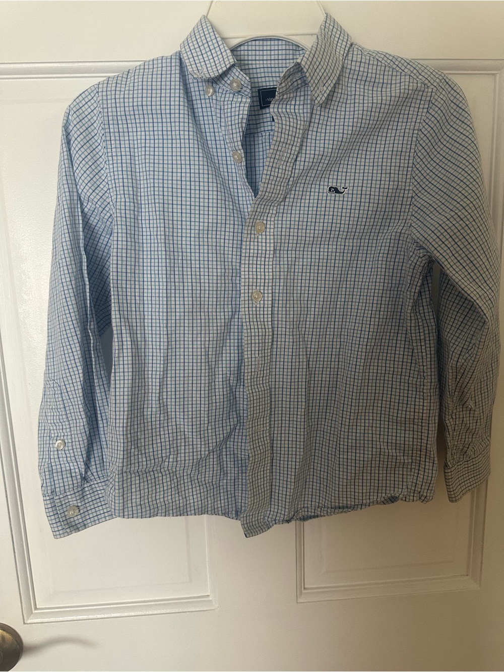 Vineyard Vines Blue Check Button-Down Shirt